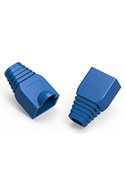POWERTECH κάλυμμα για βύσμα δικτύου RJ45 CAB-N092, μπλε, 10τμχ
