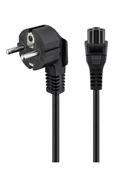POWERTECH καλώδιο τροφοδοσίας CAB-P029, 3x 0.30mm, 1.5m, μαύρο, 10τμχ