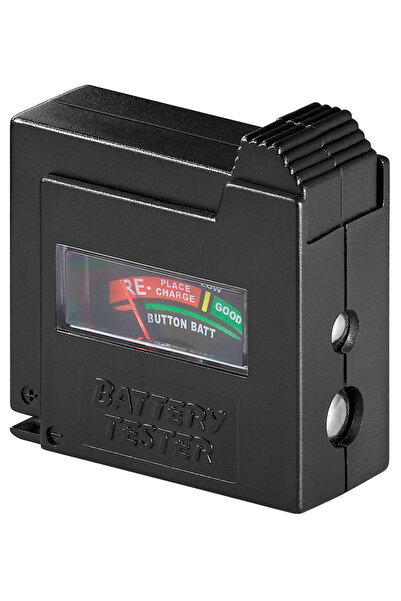 goobay battery tester 54020, για AAA/AA/C/D/9V/N, μαύρο