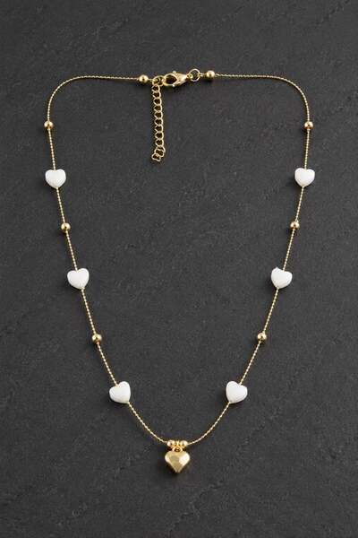 Marsilyan Heart Necklace Ilkel-Bjt940