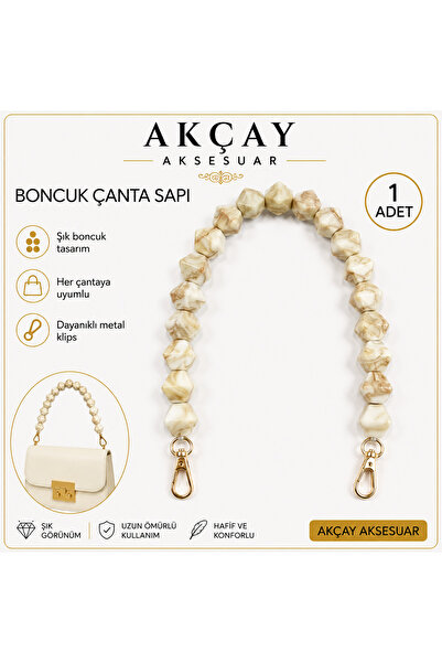 Akçay Aksesuar AKRİLİK ÇANTA SAPI PRİZMA MODEL