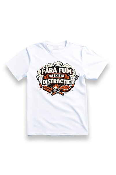 OEM Tricou personalizat cu mesaj: "Fără fum, fără distracție", 100% bumbac, a...