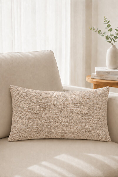 Rolivs Natural Texture Decorative Throw Pillow 30X50 cm - Hazel