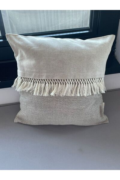 Lucien Home Throw Pillow Cover with Tassel Accessories, Single