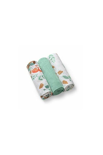 Babyono Set 3 scutece, BabyOno, Din muselina, Multifunctionale, Dimensiune 70...