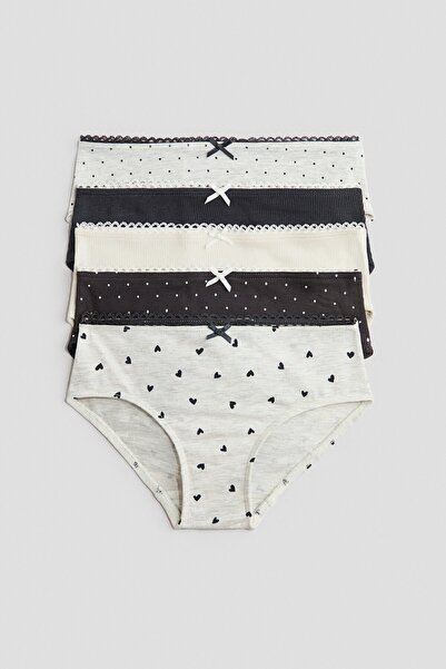 H&M 5'li Pamuklu Külot