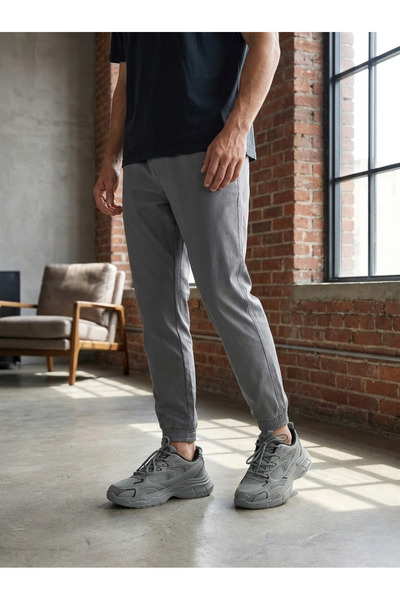 Finelook Men's Chunky Black Mesh Running Sneakers - Breathable Lightweight La...