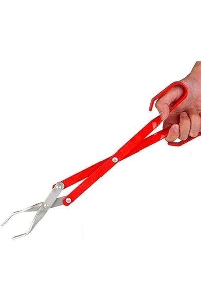 The Bros 16.5" Aluminum Scissor Tongs, BBQ Tongs, Long Reach, Lightweight, St...