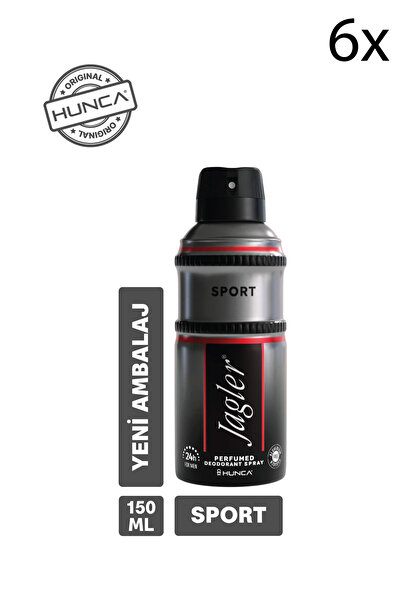 Jagler Sport Erkek Deodorant 150 ml 6 Adet