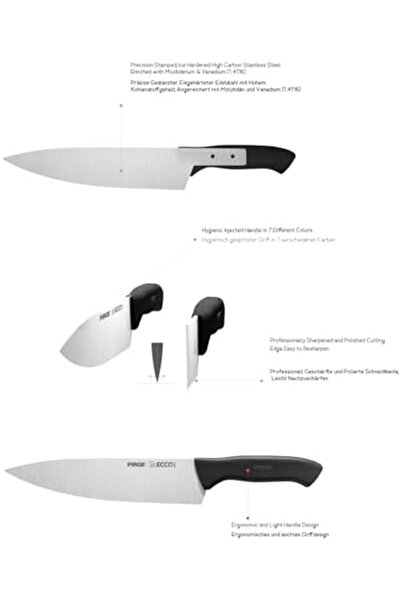 Yıldızan Tua Shop Pirge Ecco Vegetable Knife 12 cm (Black) 1022020