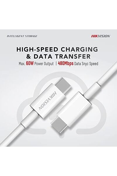 Yıldızan كابل msa shop CBC2L من النوع C إلى Lightning باللون الأبيض 931845