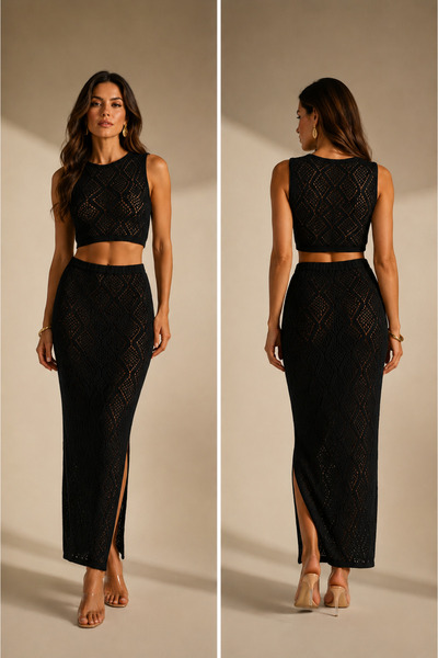 Bonitas Beachwear SKIRT KNIT SUIT