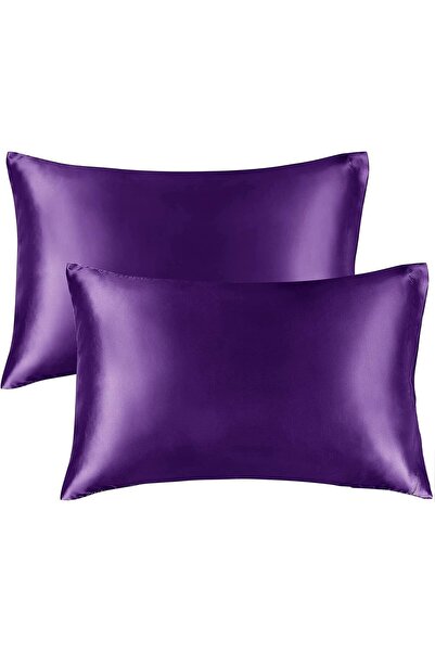 Yıldızan Efe Home & More Satin Pillowcase, Queen Size, Curly Hair, Silky Stru...