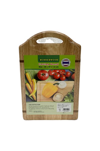 Home 39 cm Rubberwood Cutting Board
