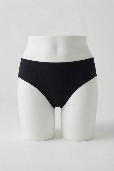 BLACK SWALLOW Women's Cotton Ribbed Bikini Panties