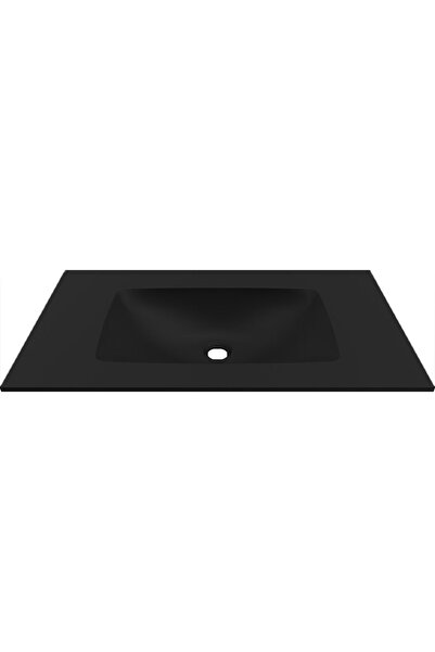 Karag Νιπτήρας Επίπλου DECISO 120 Black BDDEC120BK 120,5x46x12cm