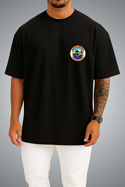 Bahriyeli Collection Oversize Tcg Doğanay between the Waves Themed Pocket and...