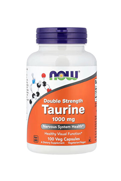 Genel Markalar Supplements, Taurine 1,000 mg, Double Strength, Nervous System...