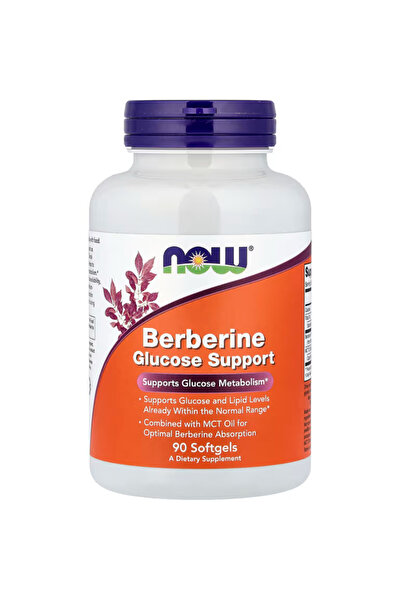 Now Foods Supplements, Berberine Glucose Support, Combined with MCT Oil for O...