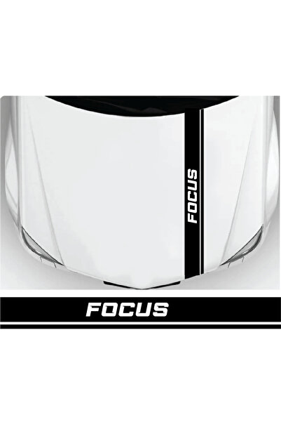 Amo-Stickers Sticker capota Ford FOCUS Negru