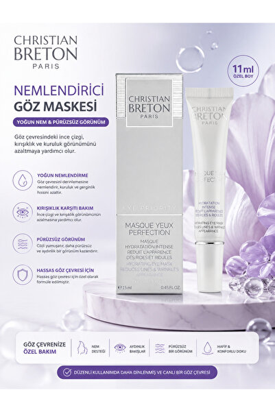 Christian Breton Moisturizing Eye Mask 11 ml - Intense Moisturizing Revitaliz...