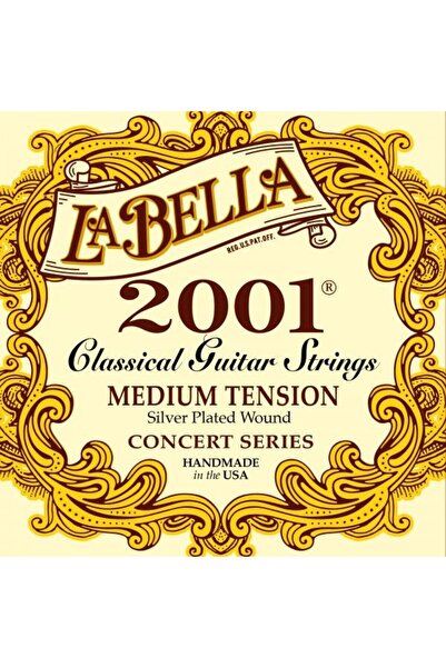La Bella Strings La Bella 2001Md Classical Guitar String Set |   Medium Tensi...