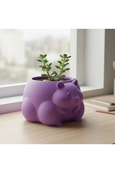 OEM Mini Ghiveci Decorativ Animalut Hamster Imprimat 3D pentru Plante Mici