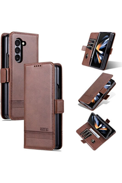 OEM Καφέ Θήκη Πορτοφόλι (Galaxy Z Fold5) Κωδικός: SYA781278093E2324