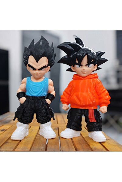 Eva Prints Set figurine Goku & Vegeta Urban Vibes 30 cm + 30 cm, modele decor...