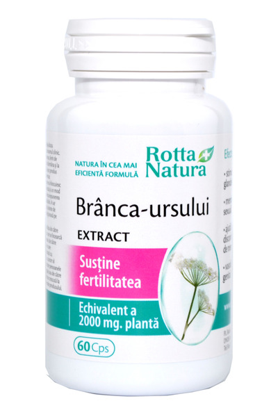 Rotta Natura Branca Ursului Extract 60cps