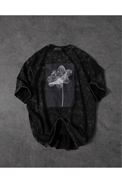 JANTIL MODA Το αγαπημένο μπλουζάκι της street fashion, μαύρο, unisex, oversiz...