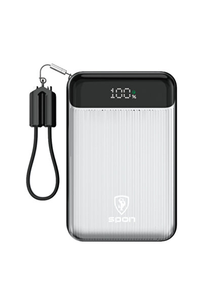 Spon 30000mAh Power Bank – 65W PD Fast Charging, Supports Laptop Charging, wi...