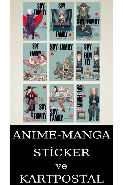 Gerekli Şeyler Yayıncılık Spy X Family 6-7-8-9-10-11-12-13-14 Manga Seti (9 K...