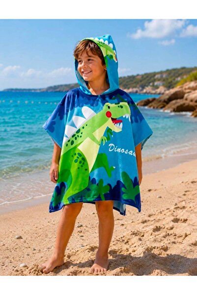 mirkidsclub Unisex Children's Poncho Towel Hooded Beach & Bath Towel 100% Cot...