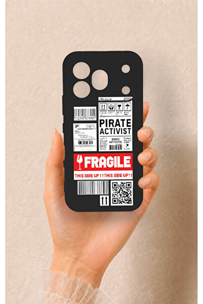 Vip Case Honor 600 Pro Uyumlu Fragile Desenli Silikon Kılıf