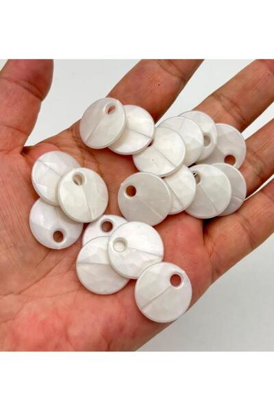 angel çanta aksesuar Krem Renk 2 Cm Pul 100 Gr ( Görünümlü Plastik)