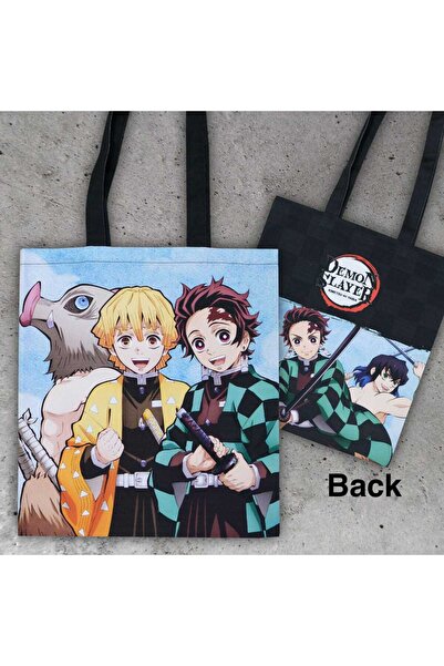 Popbuddies Geanta de cumparaturi Demon Slayer: Kimetsu no Yaiba, Inosuke, Zen...