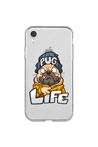 Other Apple iPhone Xr Pug Life 2 Transparent Silicone TPU Θήκη