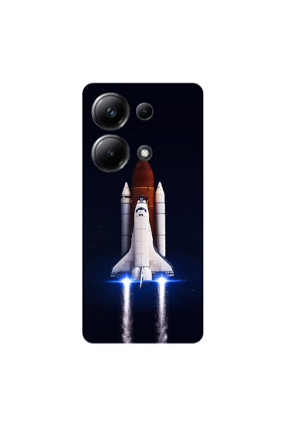 Other Xiaomi Poco M6 Pro 4G space travel Transparent Silicone TPU Θήκη