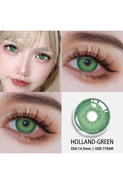 Satfinder HOLLAND GREEN BATMA YANMA YAPMAZ YUMUŞAK GÖZ LENSİ 12 AY KULLANIM S...