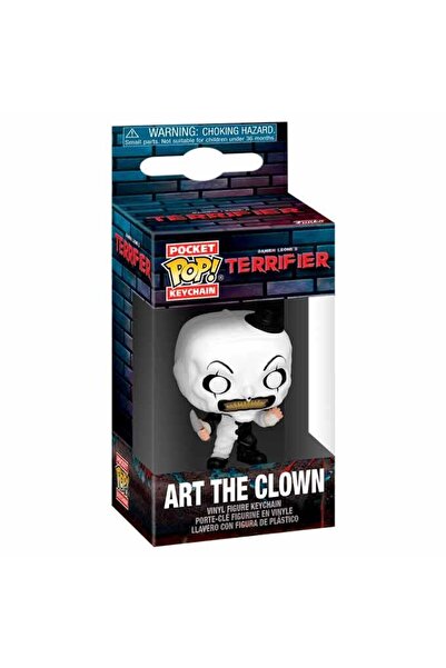 Funko , Breloc figurina din vinil licentiat Terrifier Art the Clown, 7.5 cm