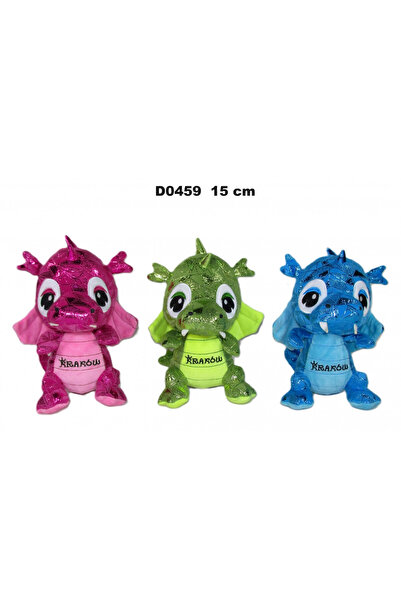OEM Jucărie de pluș Dino 15cm cu aripi metalice, Krakow