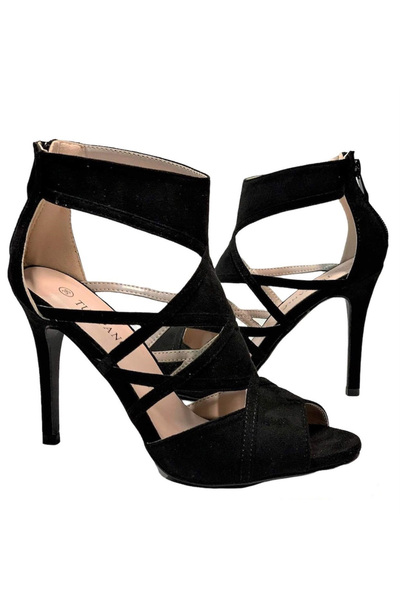 Woman's Fashion Γυναικεία Σανδάλια Σανδάλια Σουέτ Μαύρα