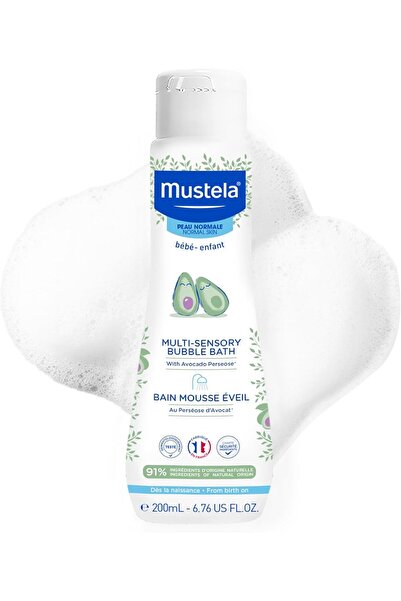Mustela - Multi-Sensory Bubble Bath with Natural Avocado - Biodegradable Form...