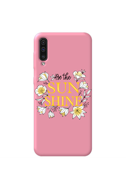 Other Samsung A70 Sun Shine Pink Colored Silicone TPU Θήκη