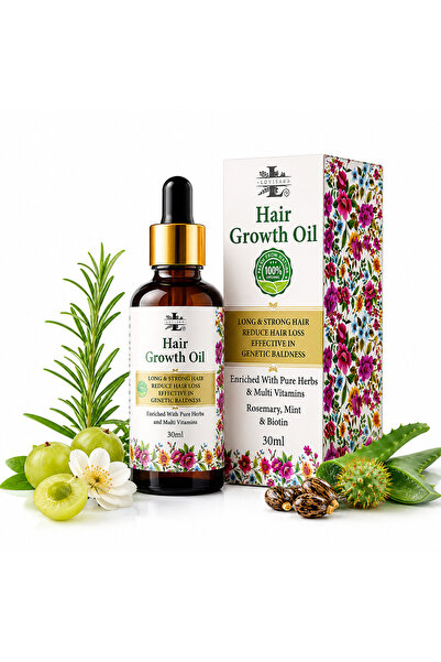 Lovisah Styles Powerful Hair Growth Oil With Rosemary, Biotin, Aloe vera, Aml...