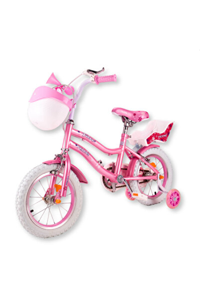 OEM Bicicleta Fete Cu Pedale , Roti Ajutatoare, 14 Inch, Varsta 4-6 Ani