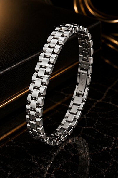 İyyaKee Men's Stainless Steel Cord Chain Bracelet 316L Steel Stylish Classic ...