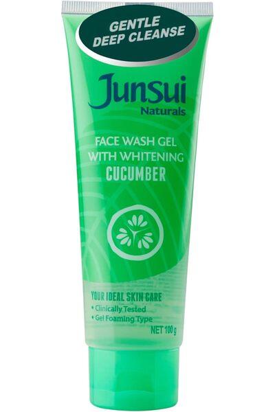 Junsui Naturals Jonsu Naturals Whitening Facial Wash, 100g with Cucumber