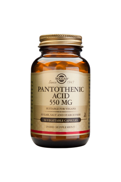 Solgar Παντοθενικό Οξύ 550mg 50 Κάψουλες